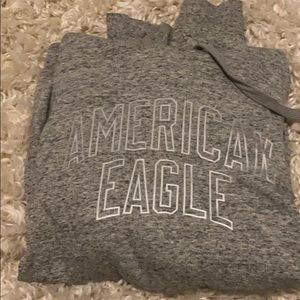 Grey American eagle hoodie